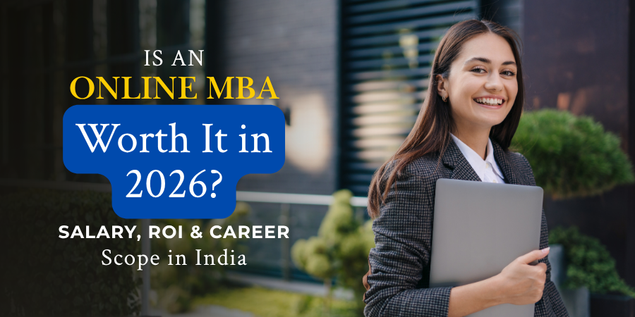 online MBA learning concept